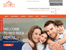 Tablet Screenshot of myredrockdental.com